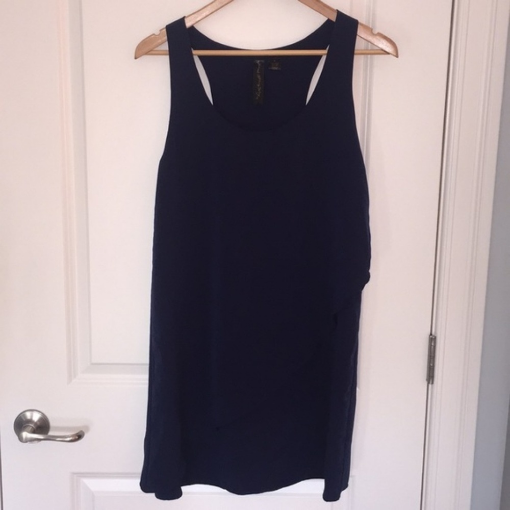 Navy layered NWT dress Size M